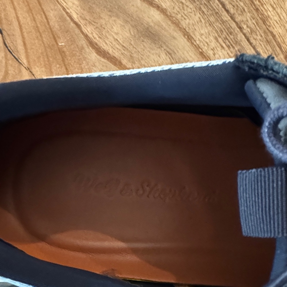 Wolf & Shepherd Men's Blue and navy Sneakers worn once - Picture 3 of 4